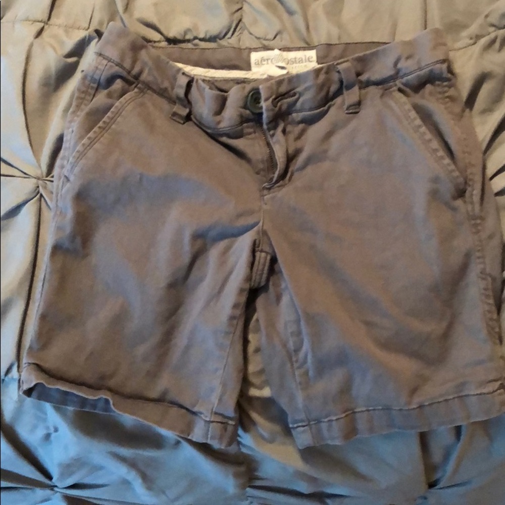 Aeropostale Gray Bermuda Shorts